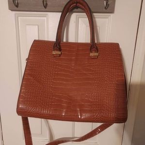 Faux Crocodile Purse